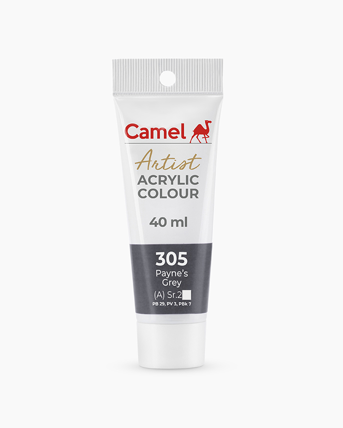 Camel Artist Acrylic Colours Paynes Grey